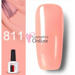 Oja Semipermanenta GDCOCO UV / LED de 8ml Cod 811a Rose Peach + 1 Gel UV color de 5g Cadou